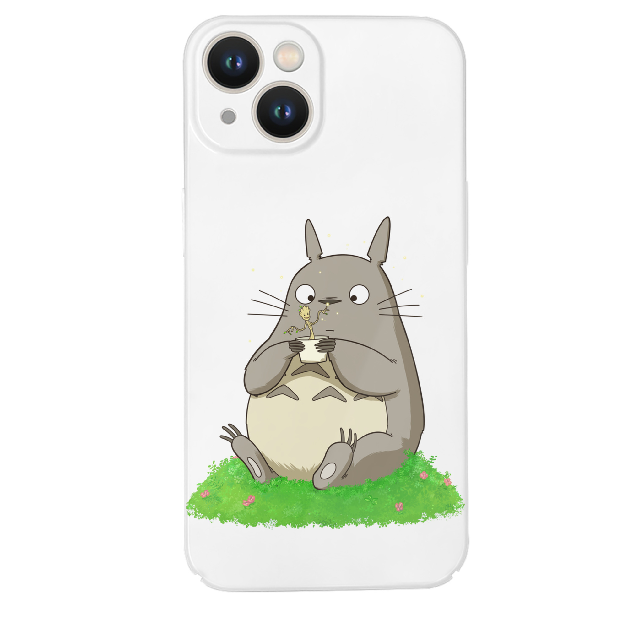 （画像用） となりのトトロ 草壁メイ 草壁サツキ My Neighbor Totoro Satsuki Kusakabe Mei Kusakabe 【iPhone 14シリーズ対応】ハードケース